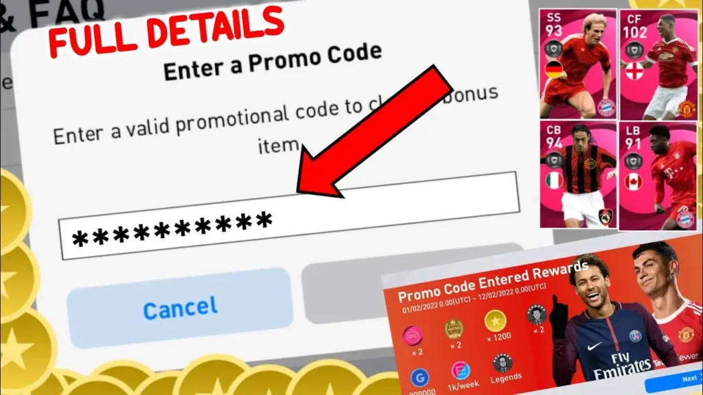 efootball Redeem Codes